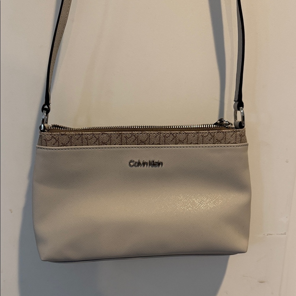 Calvin Klein Light Tan Crossbody Bag